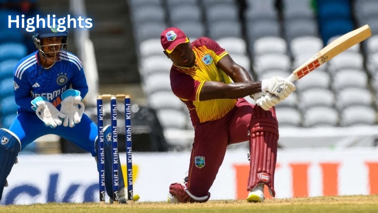 India vs West Indies 1st T20 Highlights